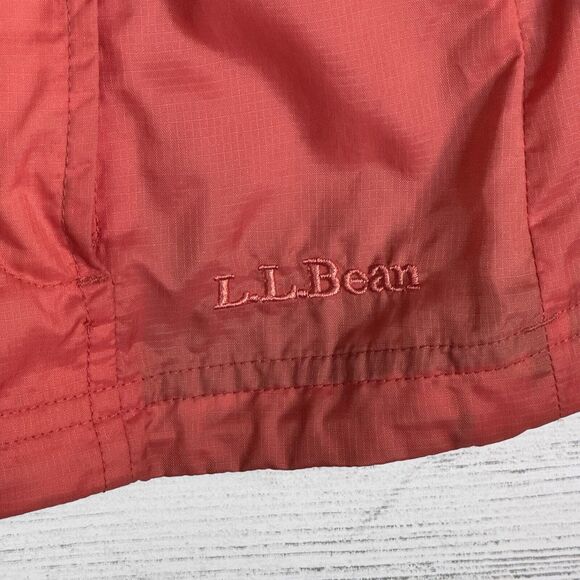 LL Bean Nylon Windbreaker Hooded Jacket - Picture 2 of 6
